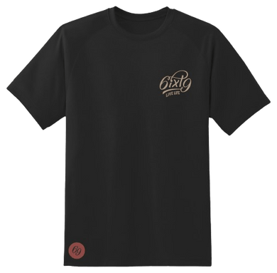  6ixt9 - Live Life T Shirt - Black