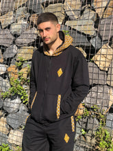 Leopard-Weave-Zip-Up-Black-Hooded_Active-Short-Africa-Made-Only