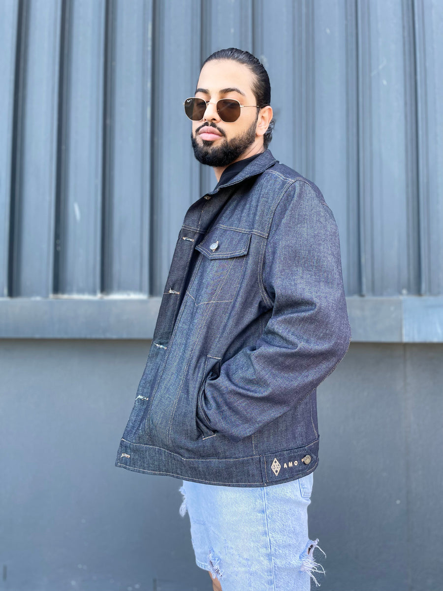 African King Denim Jacket Africa Made Only