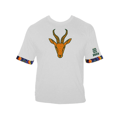 Africa Made Only T - Shirts XS Pre Order TheBok T Shirt - White, Green & Gold