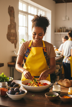 Lekker Apron Yellow Lifestyle