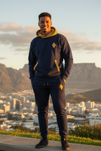 Sun Weave Joggers_Navy Fleece & Shweshwe