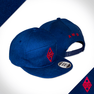 Africa Made Only Apparel Navy 6 Panel Peak Caps