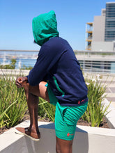 Shweshwe Hoodies Green Blue