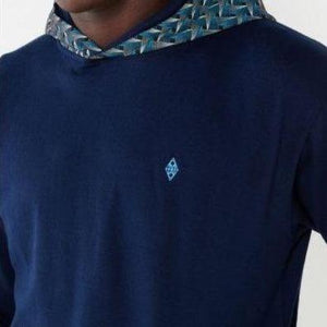 Africa Made Only Hoodies Ocean Hooded Weave - Navy