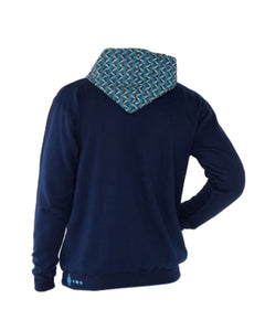 Africa Made Only Hoodies Ocean Hooded Weave - Navy