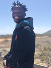 Africa_Made_Only_Green_Shweshwe_Black_Fleece_Hoodie