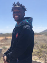 Africa_Made_Only_Green_Shweshwe_Black_Fleece_Hoodie
