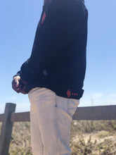 Africa_Made_Only_Green_Shweshwe_Black_Fleece_Hoodie