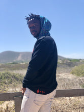 Africa_Made_Only_Green_Shweshwe_Black_Fleece_Hoodie