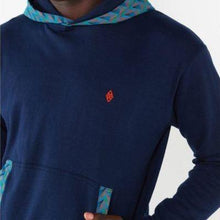 Africa_Made_Only_Green_Shweshwe_navy_Hoodie_