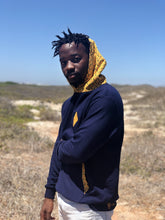 Africa_Made_Only_Yellow_Shweshwe_Navy_Hoodie