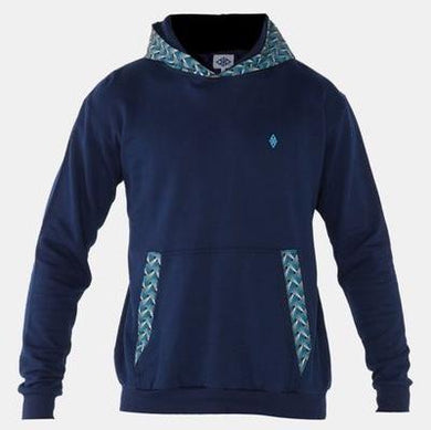 africa made only hooded weave navy