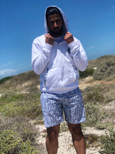    Ihlobo_Shorts__Zip_Up_hoodie_white_blue