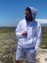    Ihlobo_Shorts__Zip_Up_hoodie_white_blue