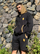 Leopard-Weave-Zip-Up-Black-Hooded_Active-Short-Africa-Made-Only