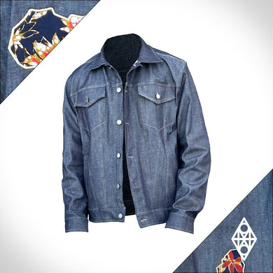 Africa Made Only Jackets African King Denim Jacket