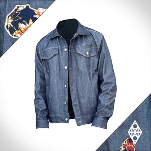Africa Made Only Jackets African King Denim Jacket