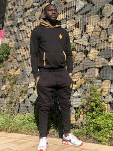 Leopard-Weave-Hooded_Joggers-Black-Africa-Made-Only