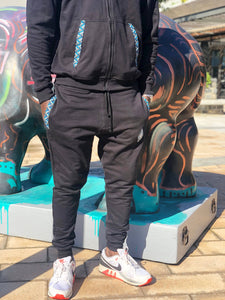 Ocean-Weave-Zip-Up-Black-Hooded_Joggers-Africa-Made-Only
