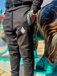 Ocean-Weave-Zip-Up-Black-Hooded_Joggers-Africa-Made-Only