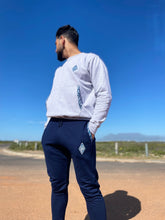 Africa Made Only Joggers Ocean Weave Joggers_Navy Fleece & Shweshwe