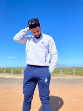 Africa Made Only Joggers Ocean Weave Joggers_Navy Fleece & Shweshwe