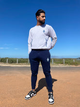 Africa Made Only Joggers Ocean Weave Joggers_Navy Fleece & Shweshwe