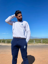 Africa Made Only Joggers Ocean Weave Joggers_Navy Fleece & Shweshwe