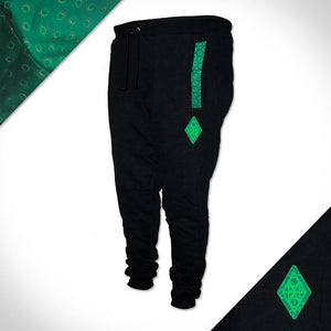 Africa Made Only Joggers Sandstorm Joggers_Black Fleece & Shweshwe