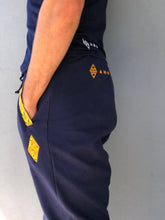 Africa Made Only Joggers Sun Weave Joggers_Navy Fleece & Shweshwe