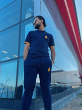 Africa Made Only Joggers Sun Weave Joggers_Navy Fleece & Shweshwe