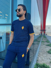 Africa Made Only Joggers Sun Weave Joggers_Navy Fleece & Shweshwe