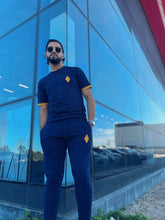 Africa Made Only Joggers Sun Weave Joggers_Navy Fleece & Shweshwe