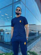 Africa Made Only Joggers Sun Weave Joggers_Navy Fleece & Shweshwe