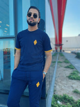 Africa Made Only Joggers Sun Weave Joggers_Navy Fleece & Shweshwe