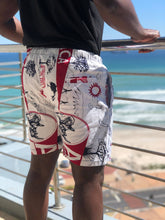 Africa Made Only Shorts Burgundy Big Five