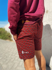 Africa Made Only Shorts Warriors Wear Red