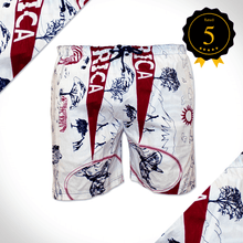 Burgundy_ white_ locally_made_ Shorts_ africa made only_big_5