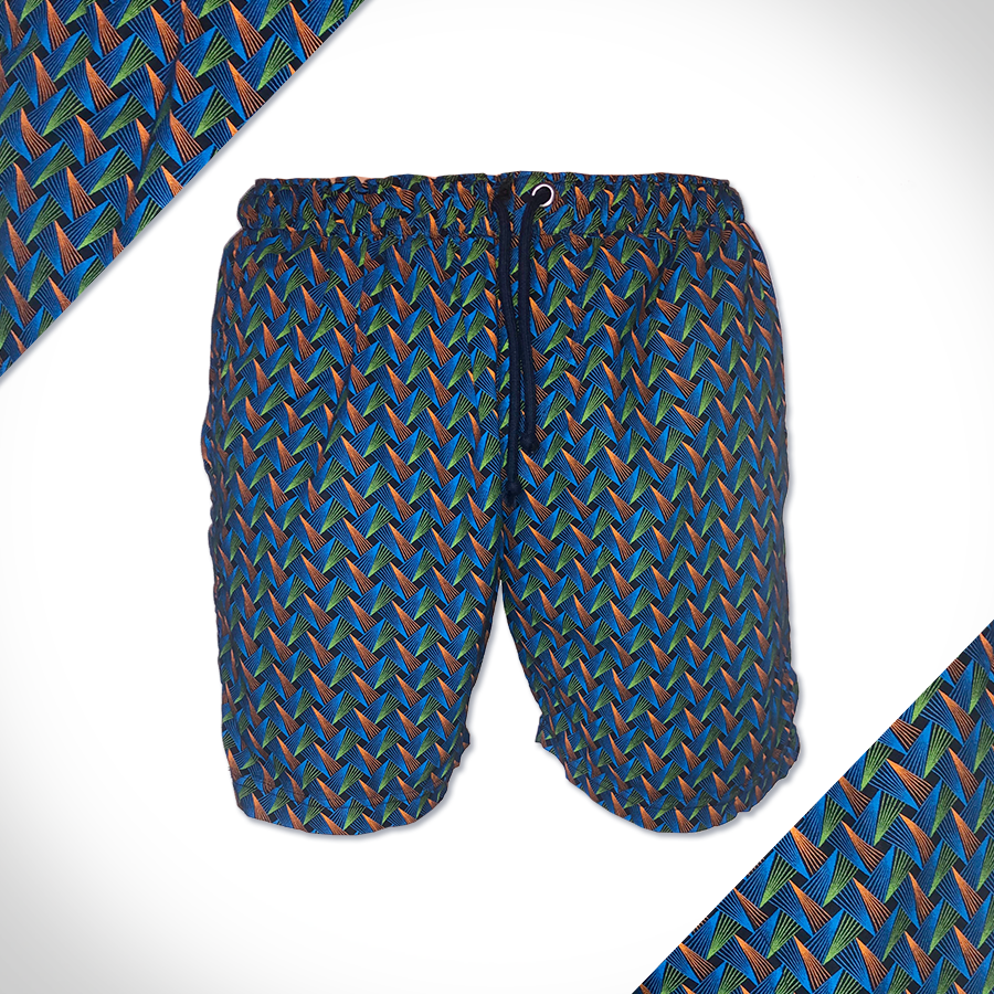 Blue_shorts_Disco_weave_shweshwe_Print_africa_made_only_front