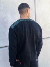 Disco-Weave-Crew-Sweater_Active-Shorts-Black-Africa-Made-Only