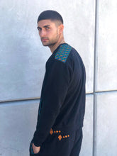 Disco-Weave-Crew-Sweater_Active-Shorts-Black-Africa-Made-Only