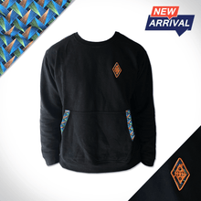 Disco-Weave-Crew-Sweater-Black-Africa-Made-Only-f