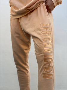 African Icon Peach tracksuit hoodie
