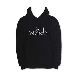 Jethro Tait Hoodies Im A Weirdo Hoodie - Black