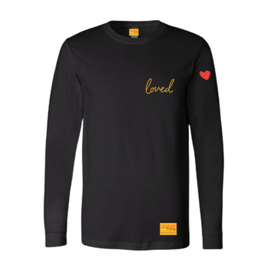 MAJERZEY MAJERZEY S Pre Order Majozi Loved Long Sleeve T shirt - Black