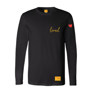 MAJERZEY MAJERZEY S Pre Order Majozi Loved Long Sleeve T shirt - Black