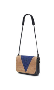 clutch bag cork shweshwe