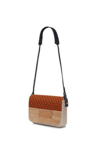 clutch bag shweshwe and cork