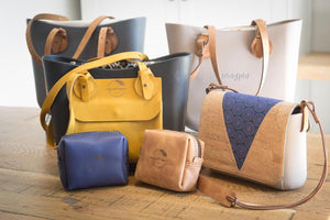 Leather bags shweshwe cork 